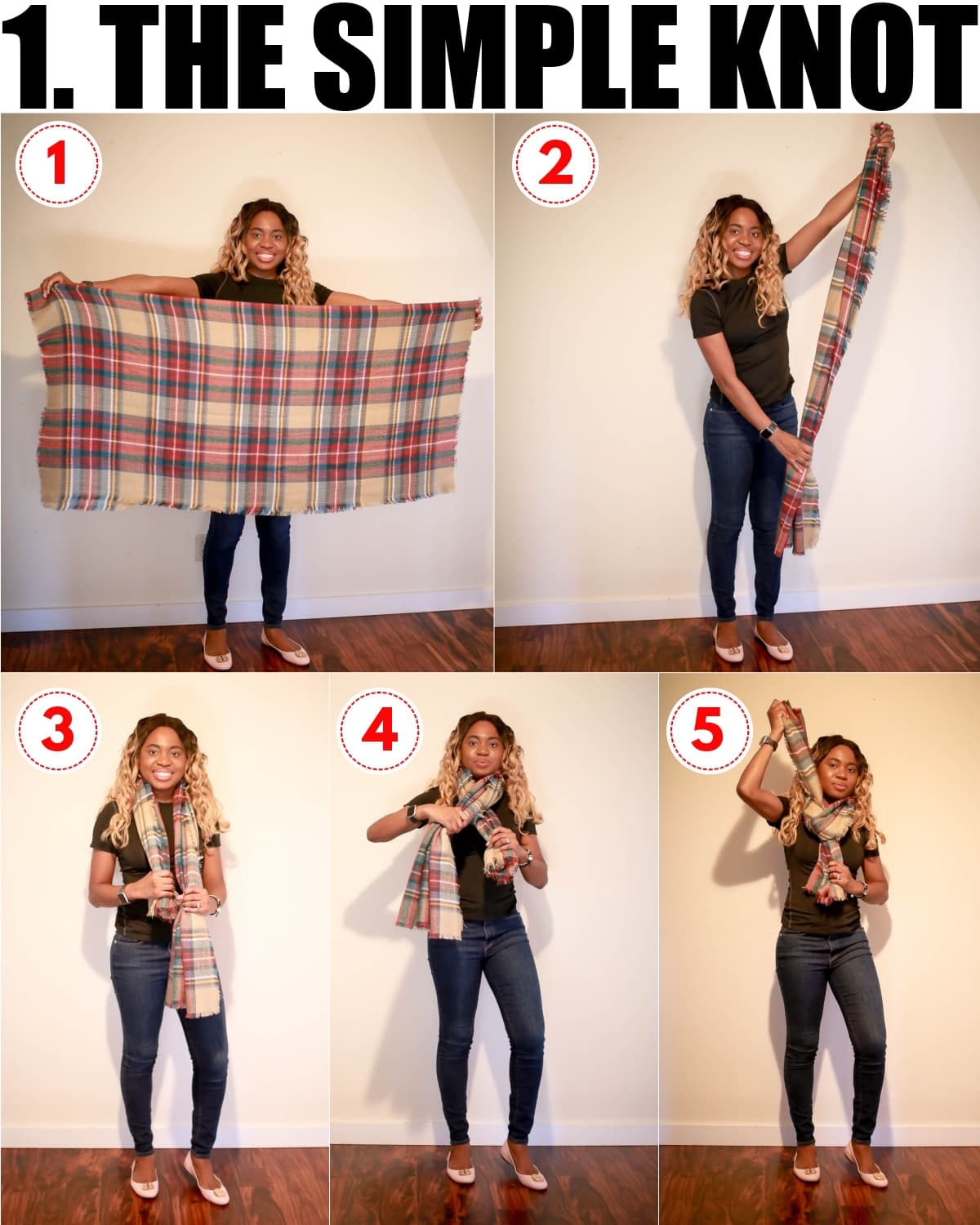 Ready to learn how to tie a blanket scarf quickly? I’ve rounded up the 5 easiest ways to wear a blanket scarf this season with photos.
