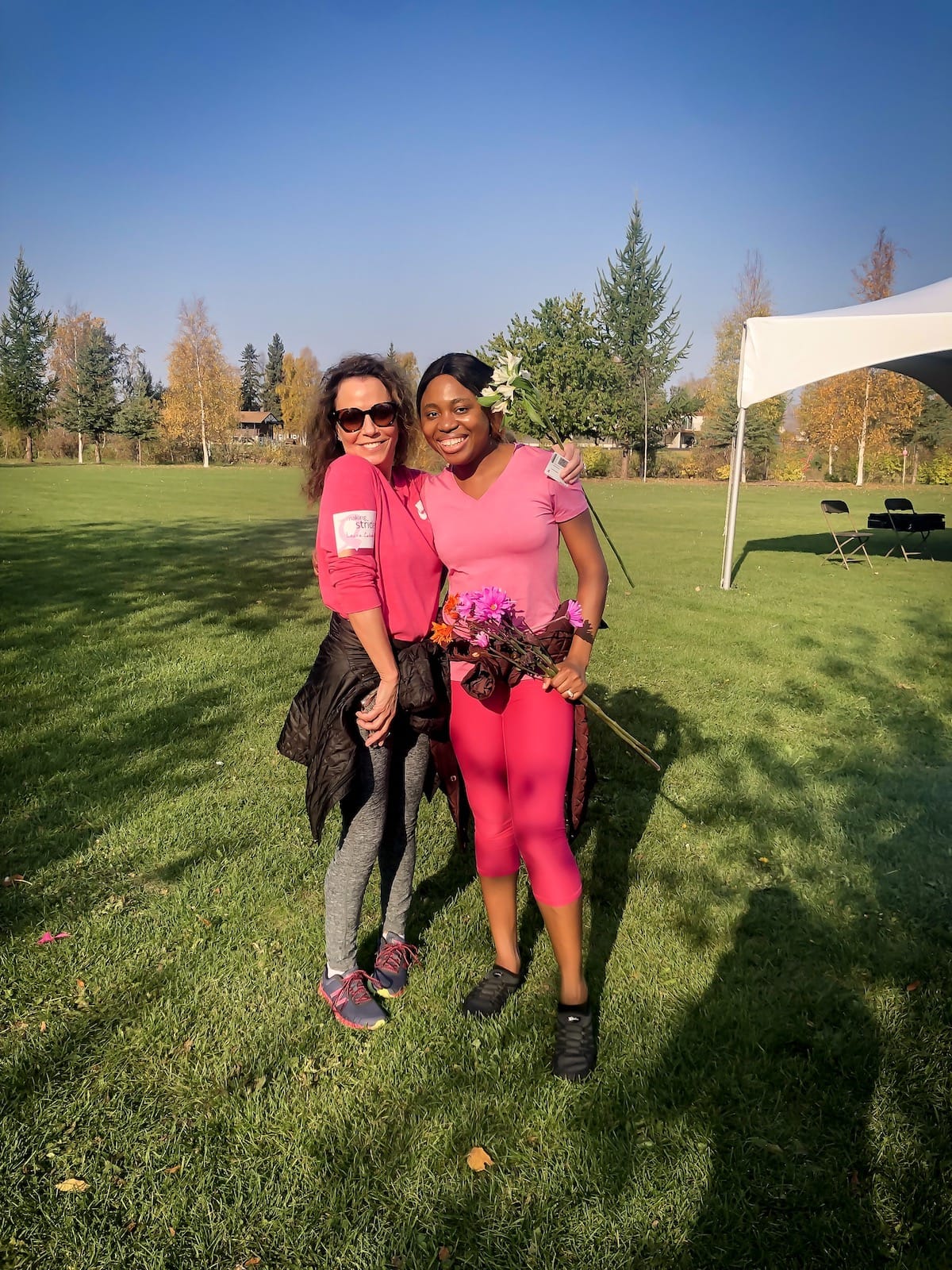 Making strides against breast cancer, 5K run in Fairbanks, Alaska