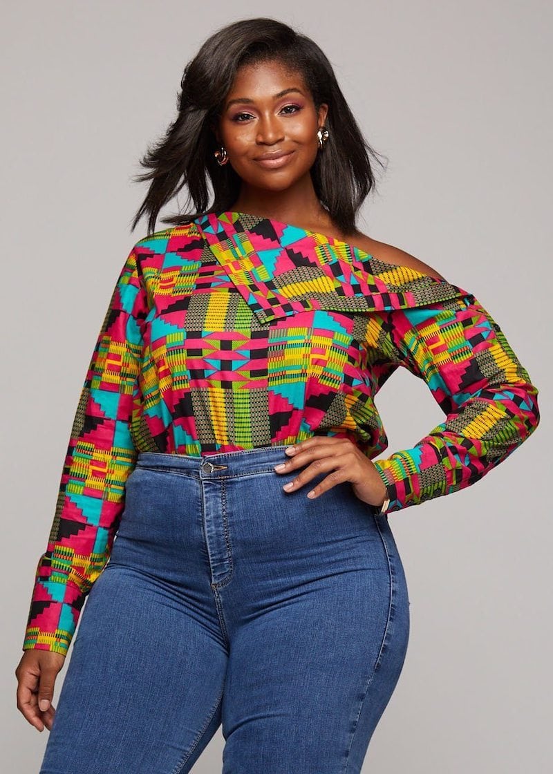 plus size ankara tops