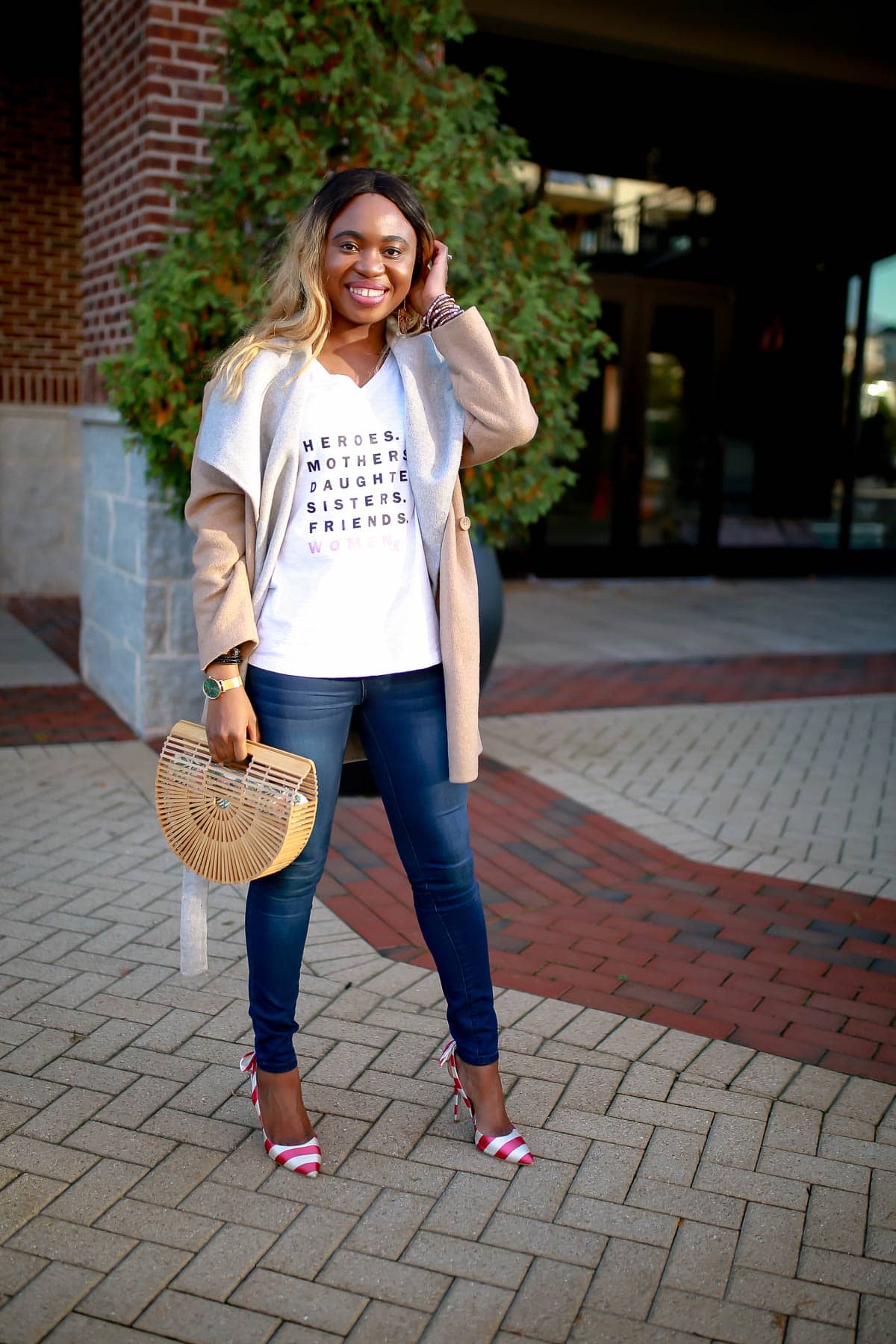Dress up t shirt and jeans sale