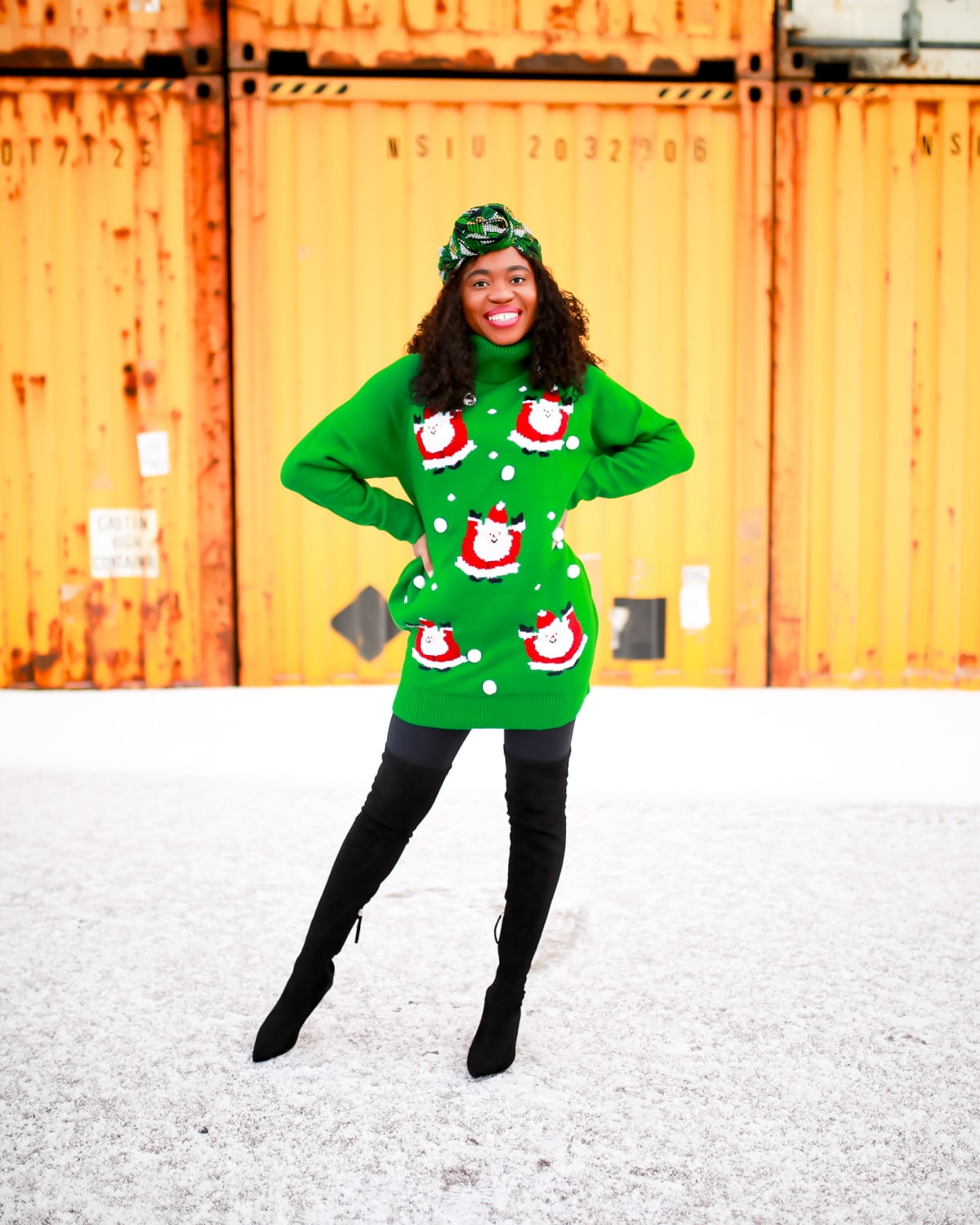 This is the cutest ugly Christmas sweater everyone is talking. Why you should get this cozy holiday dress and where to get it under $40. #christmassweaters #christmasdress