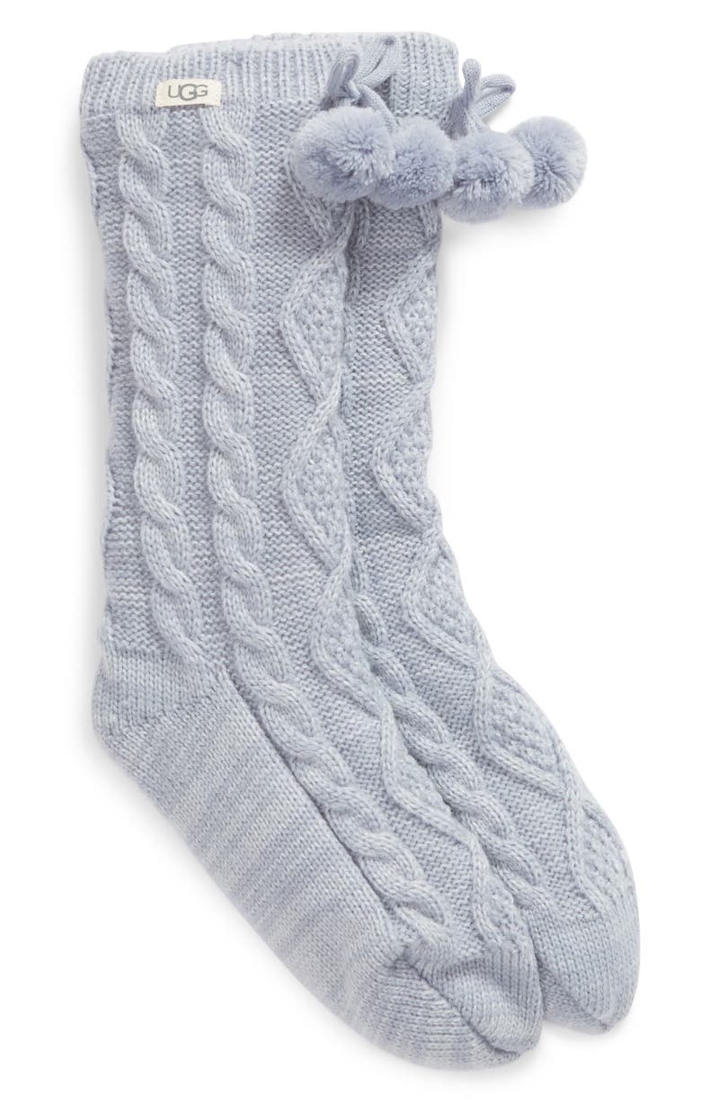 UGG Pom Pom Fleece Lined Socks