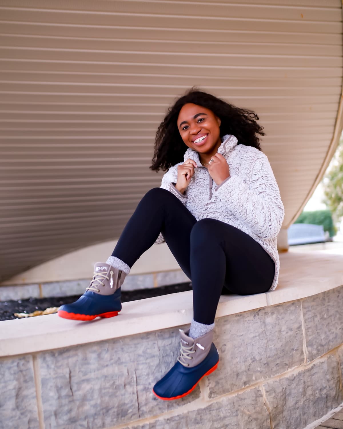 sperry boot outfit