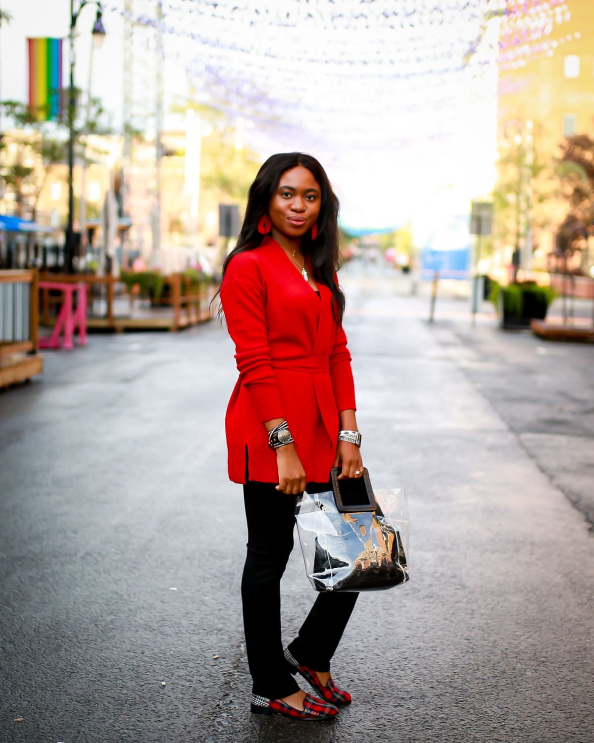 Work Style: Betabrand Yoga Dress Pants and Wrap Around Sweater