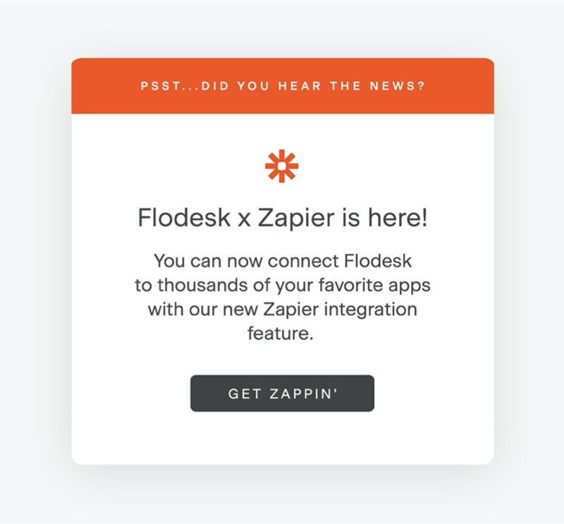 Flodesk x Zapier Integration