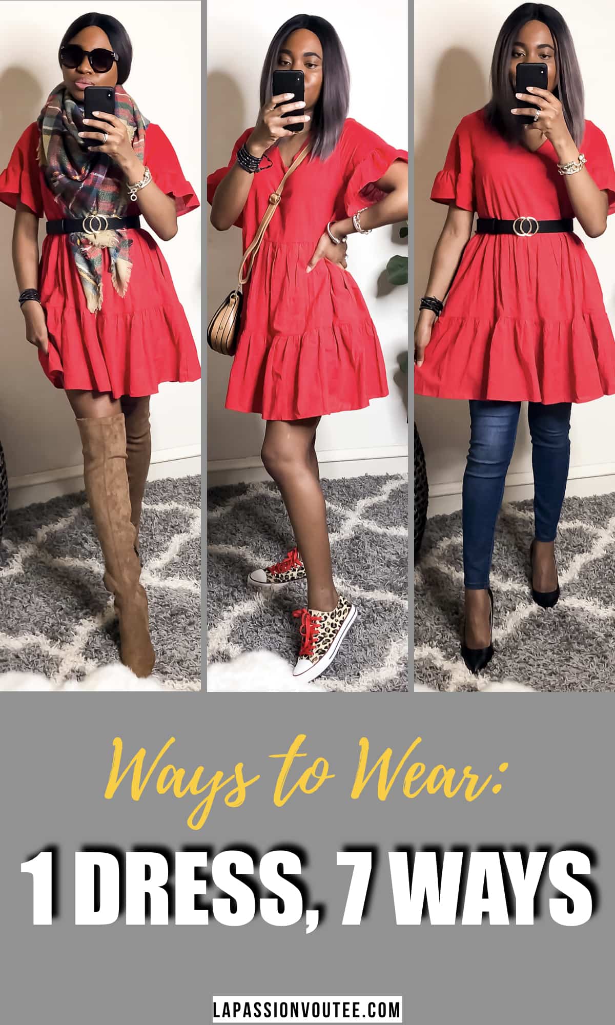 It’s no secret that a stunning red dress might be all you need to create a breathtaking, hard-to-ignore appearance during the day and even at night. Move over LBD! See 7 unique ways to rock this under $30 red shift dress