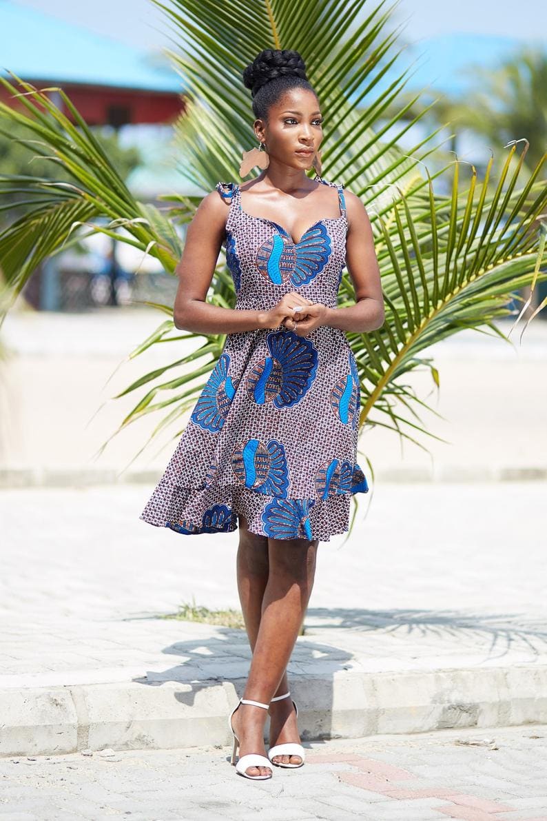 The perfect summer African print dress to have