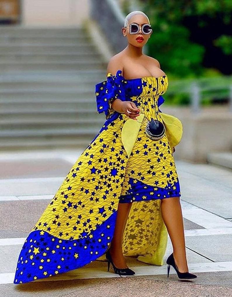 African sizzling hot ankara party dress