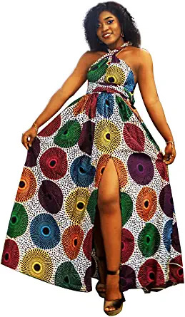 Amazon African inspired danshiki long dress