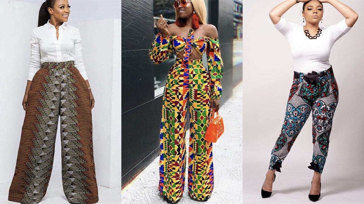 Everything you need to know about ankara trousers and where to find the most-wanted African print pants for women this year