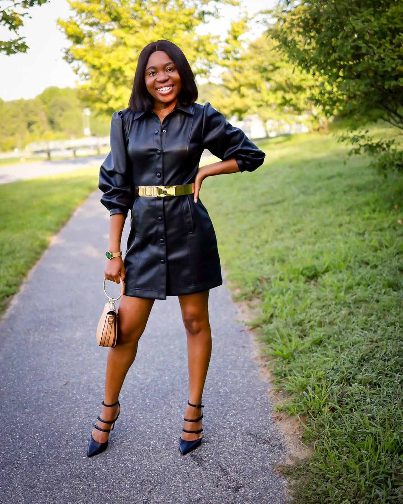 Rounding up my blogger picks from the 2020 Nordstrom Anniversary Sale including this Topshop leather dress.