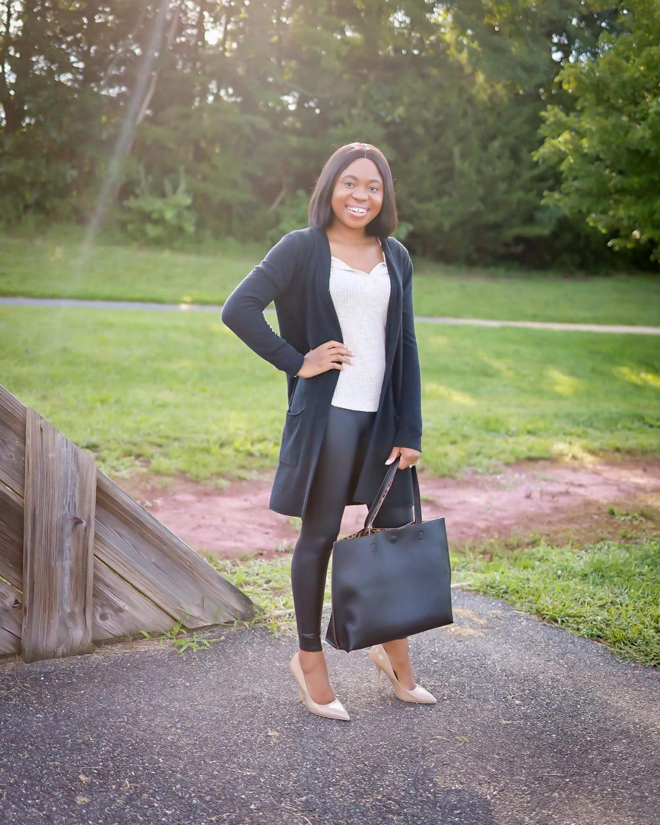 2020 Nordstrom Anniversary Sale blogger picks including the super hyped Spanx faux leather leggings and Barefoot Dreams CozyChic cardigan.