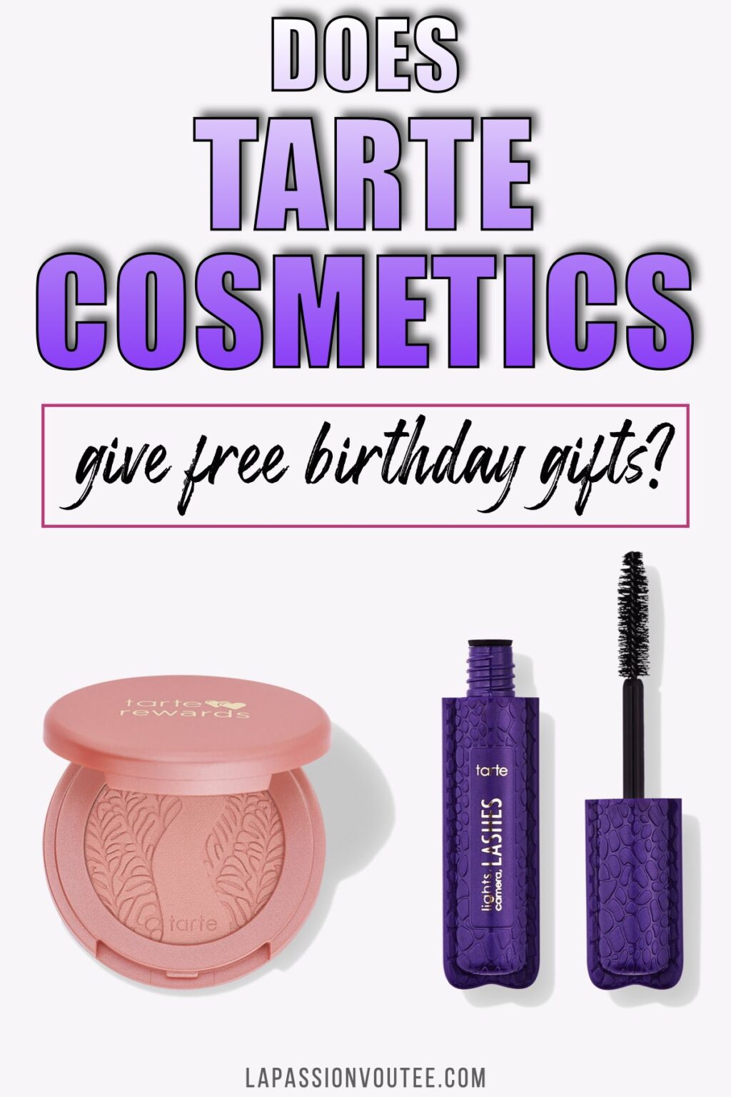 Tarte Birthday Gift 2024 January December Loyalty Rewards