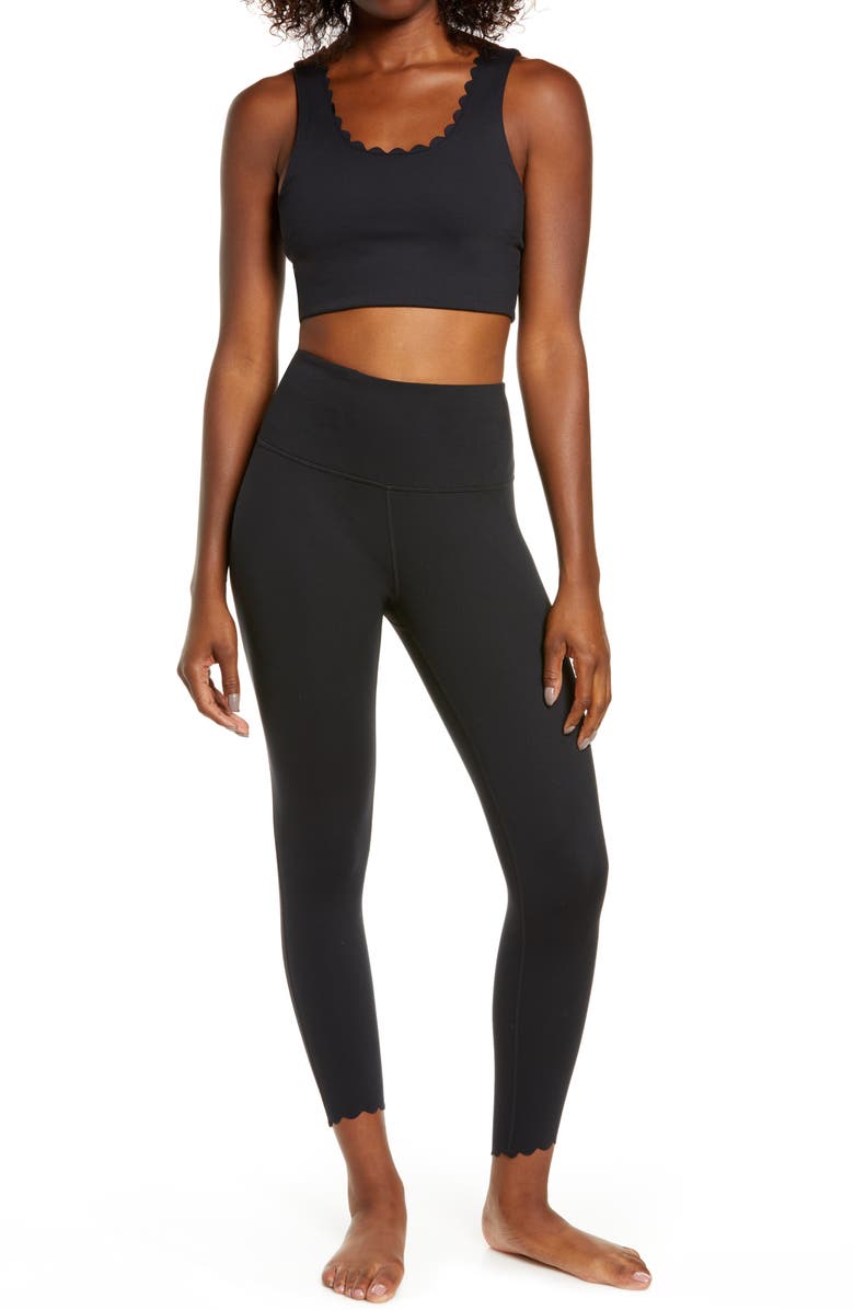 Zella vs Lululemon - Zella Scalloped Studio Lite 7:8 Leggings