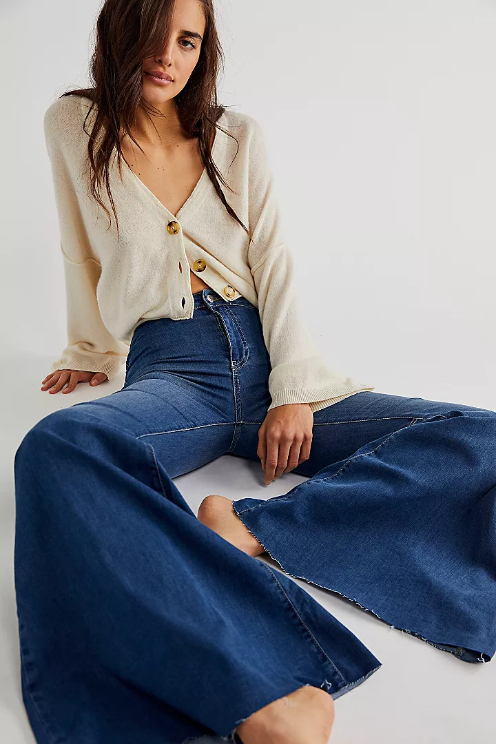 Stores like White Fox - Free People - Just Float on Flare Jeans
