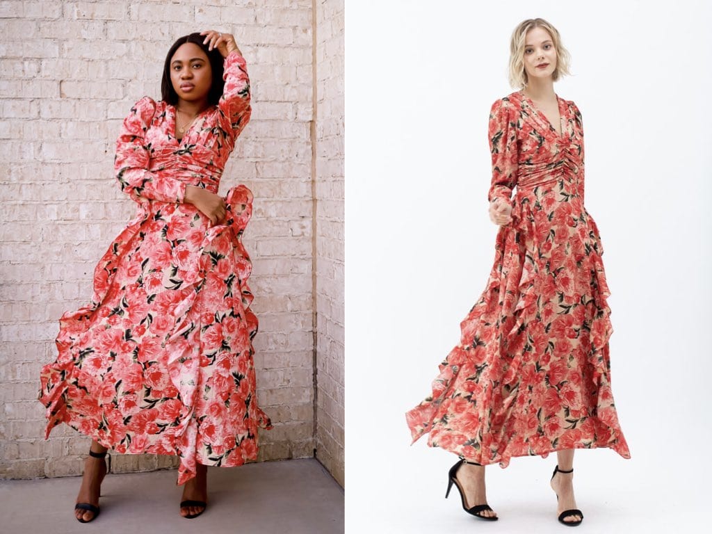 chicwish floral maxi dress - What I Wanted vs What I Got