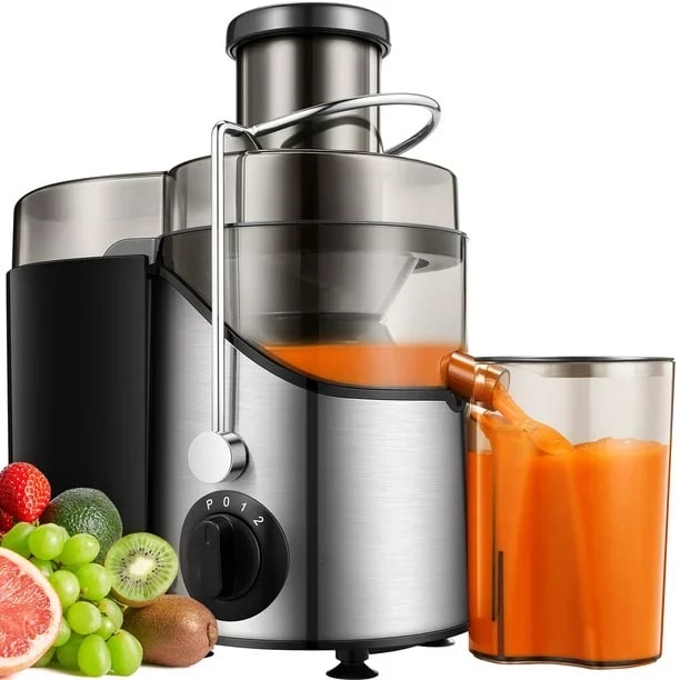 Walmart gift ideas - Juicer Extractor Easy Clean, 3 Speeds Control, Stainless Steel BPA Free