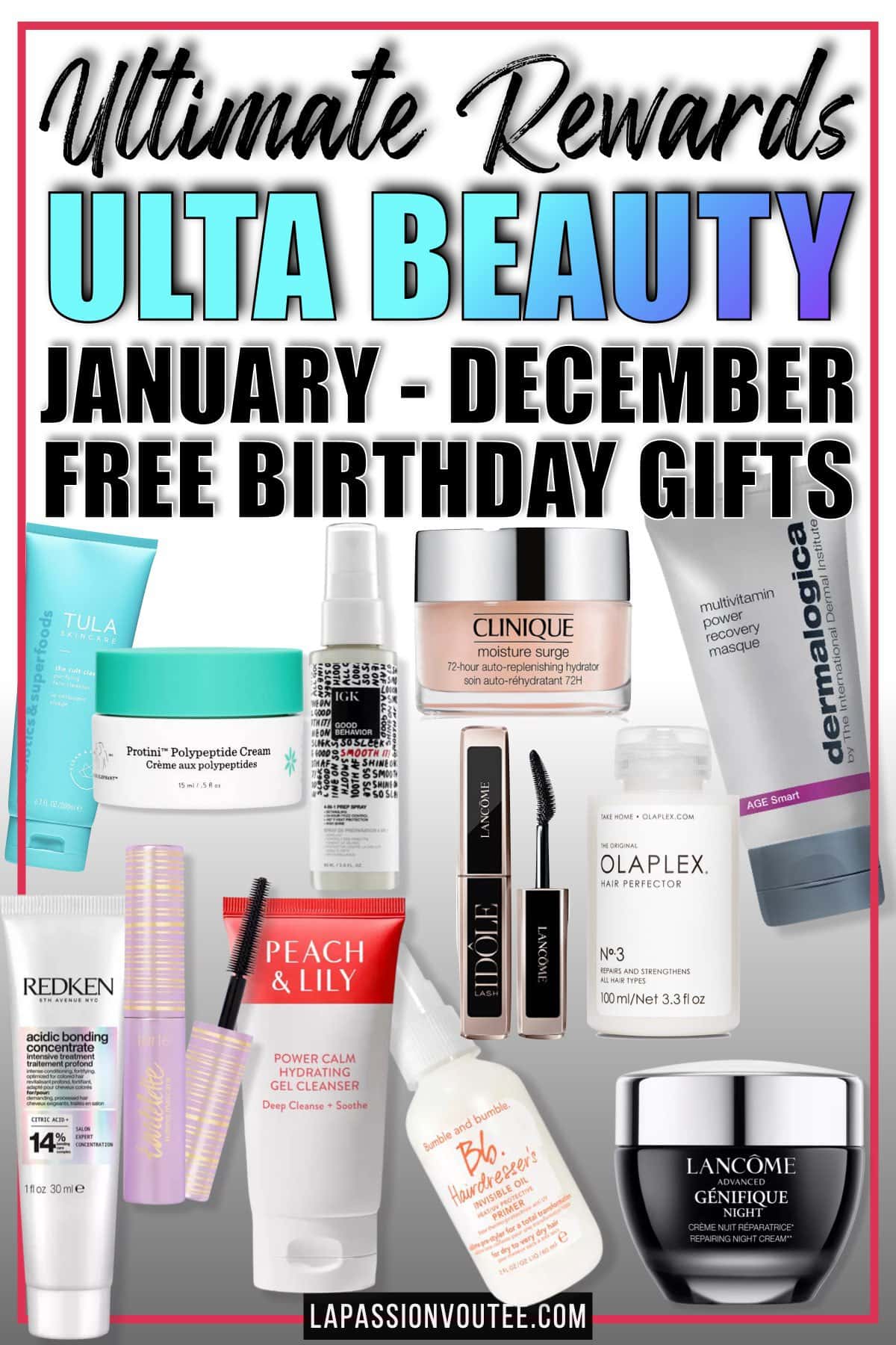 FREE Ulta Birthday Gift 2023: Full Year of Ulta Beauty Gifts
