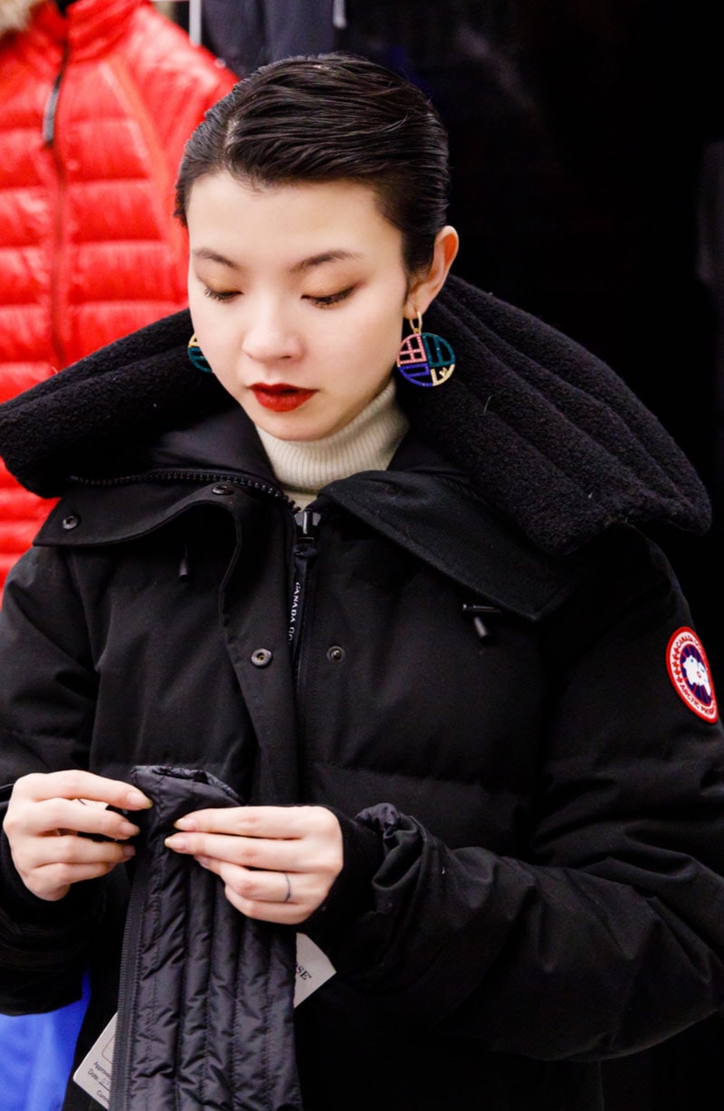 Angel Chen Collaboration With Canada Goose