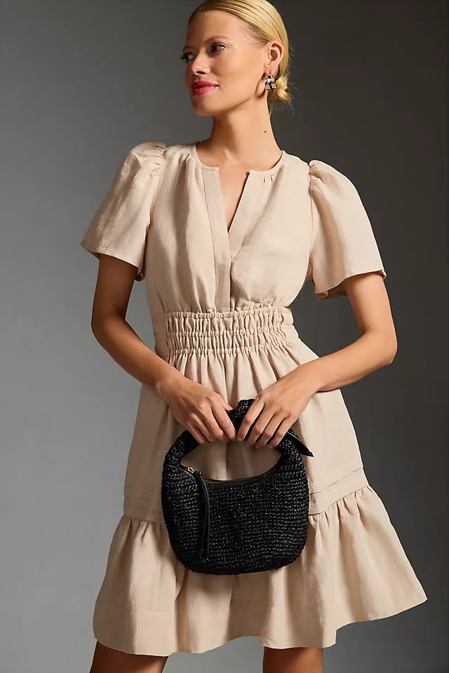 The Somerset Mini Dress Linen Edition