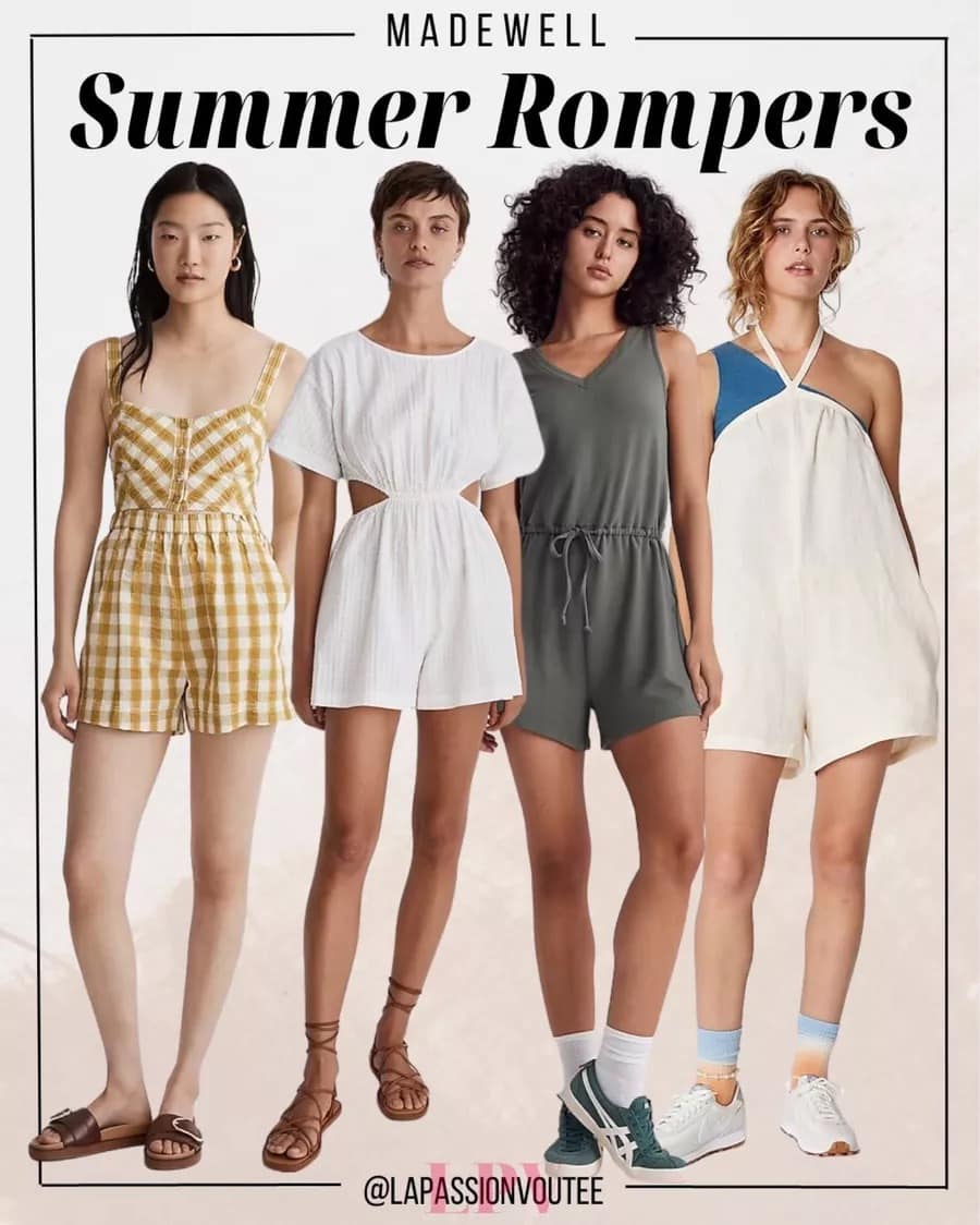 Madewell Summer Rompers