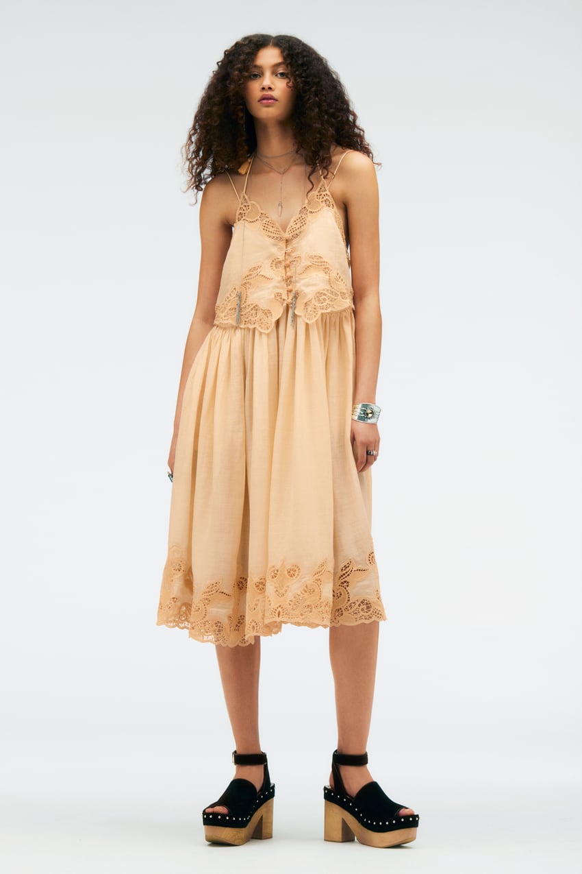 ZARA EMBROIDERED DRESS LIMITED EDITION