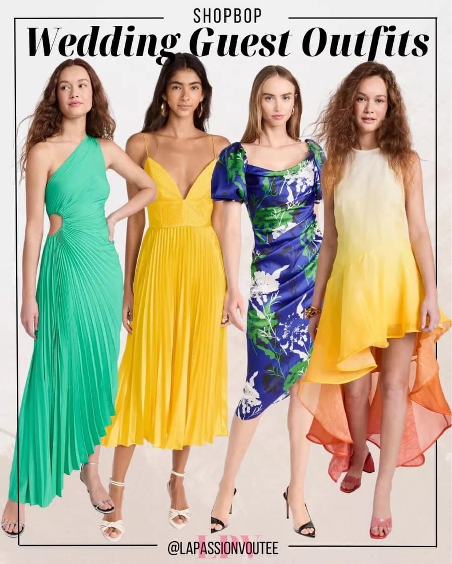 stunning wedding guest dresses