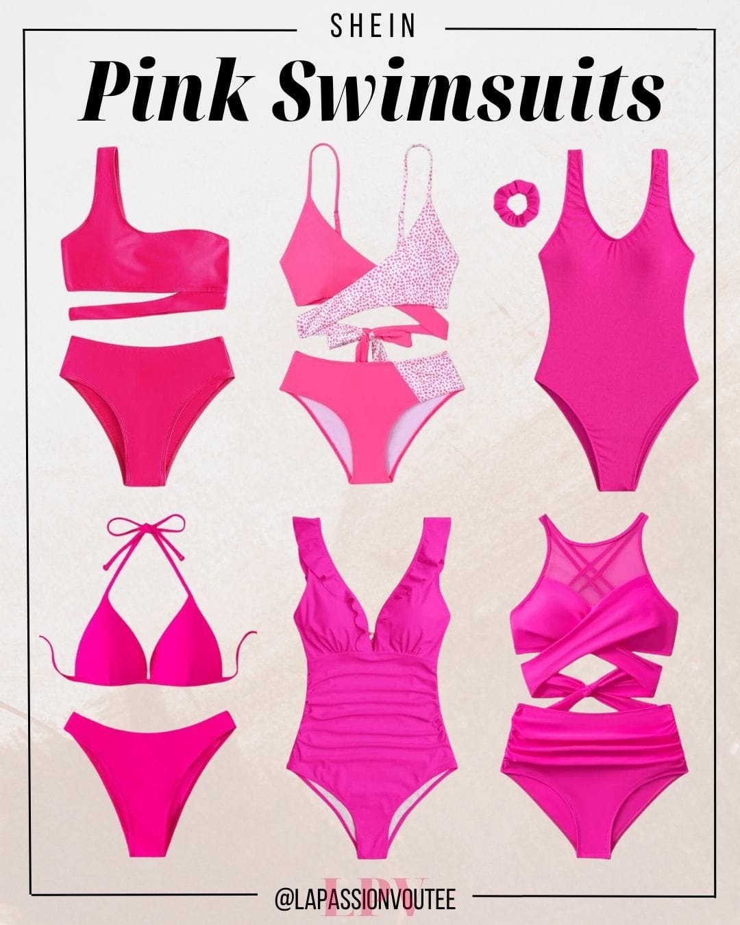 Pink Shein Swimsuits