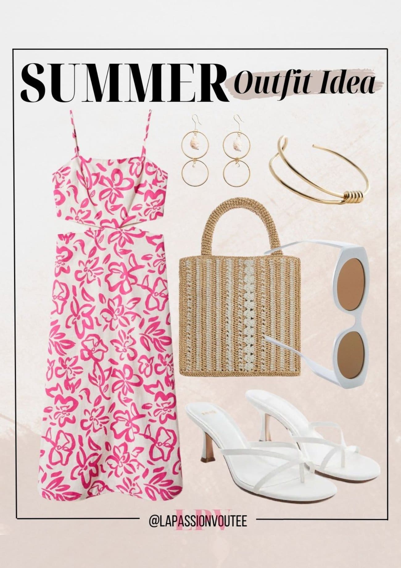 Summer Outfit Cut out Dress