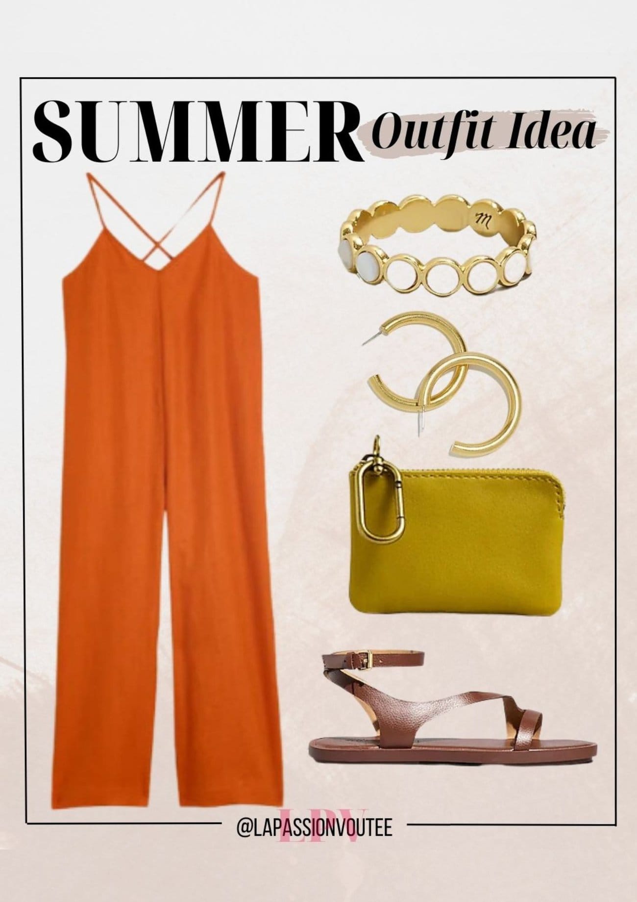 Summer Outfit Wide Leg Jumpsuit