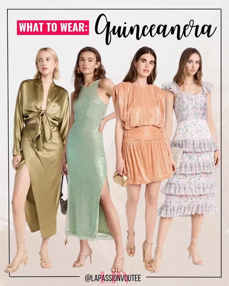 what to wear to a quinceanera 1