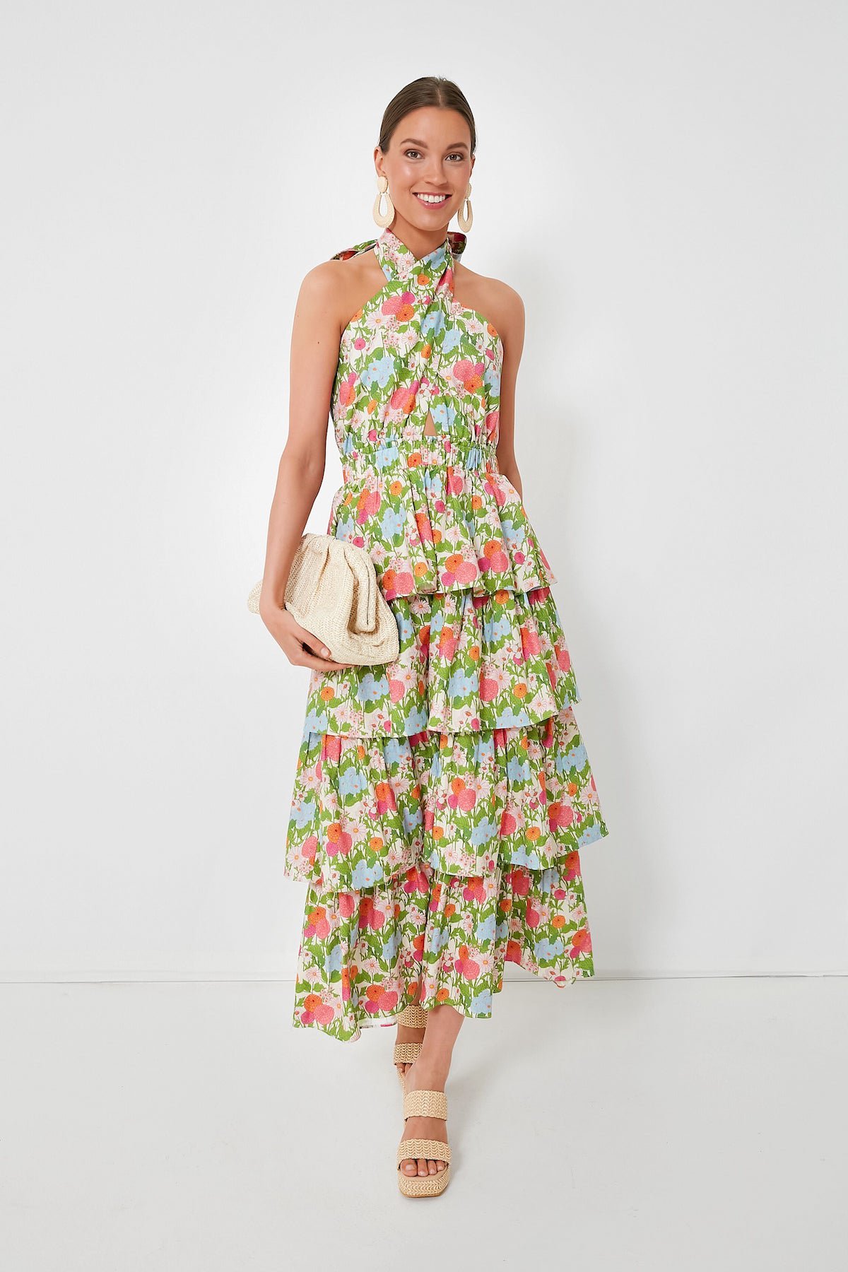 what to wear to a tea party floral dress