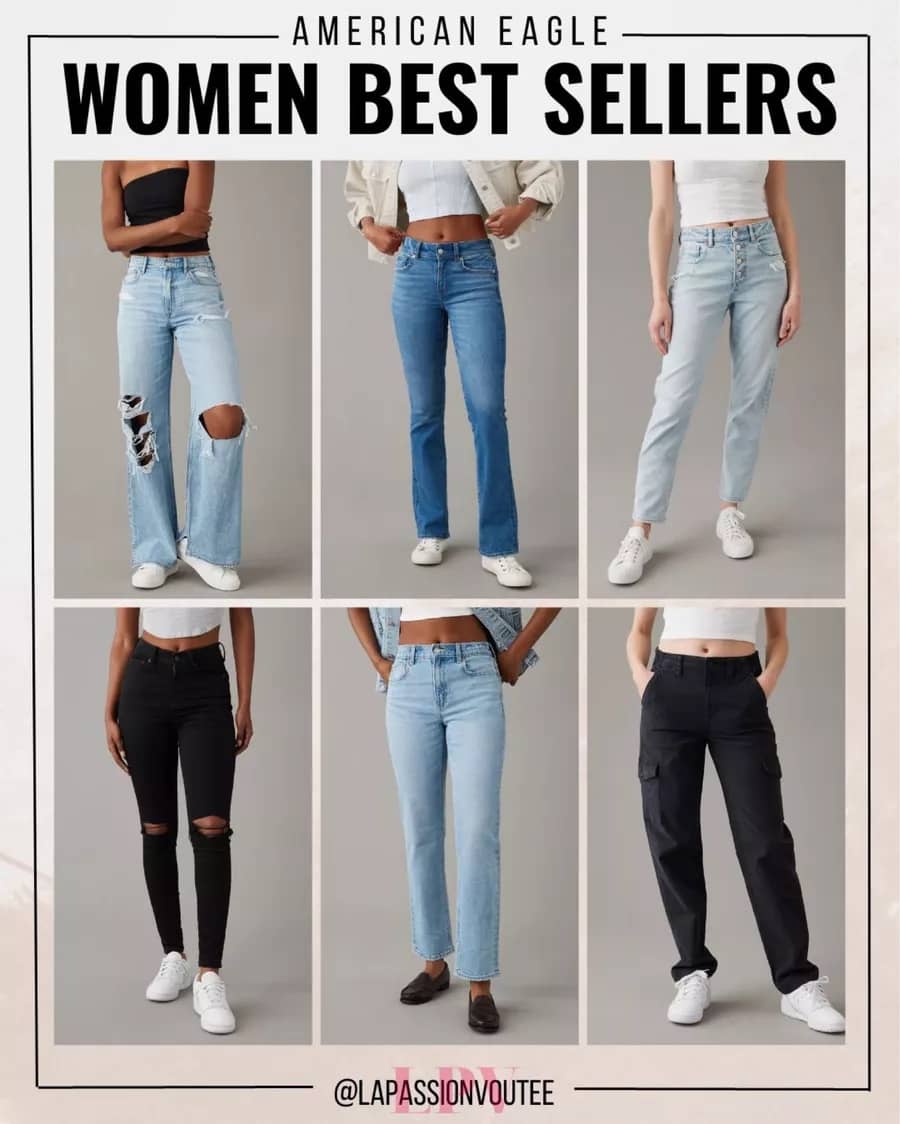 American Eagle women best sellers