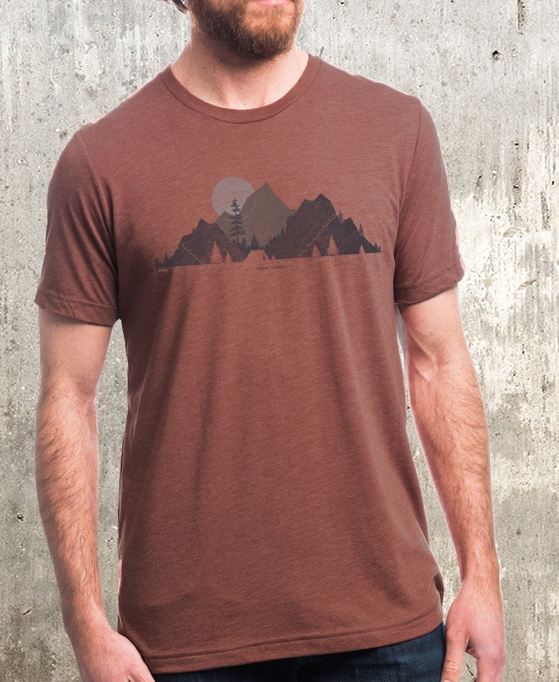 Etsy Mountain Graphic Tee Camp