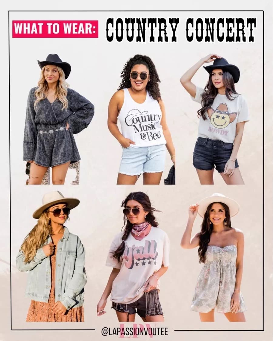 what to wear to a country concert 2