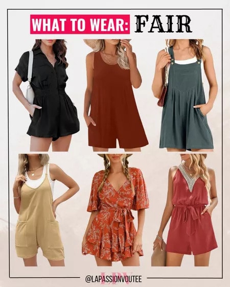 Comfy Rompers to wear to a Fair