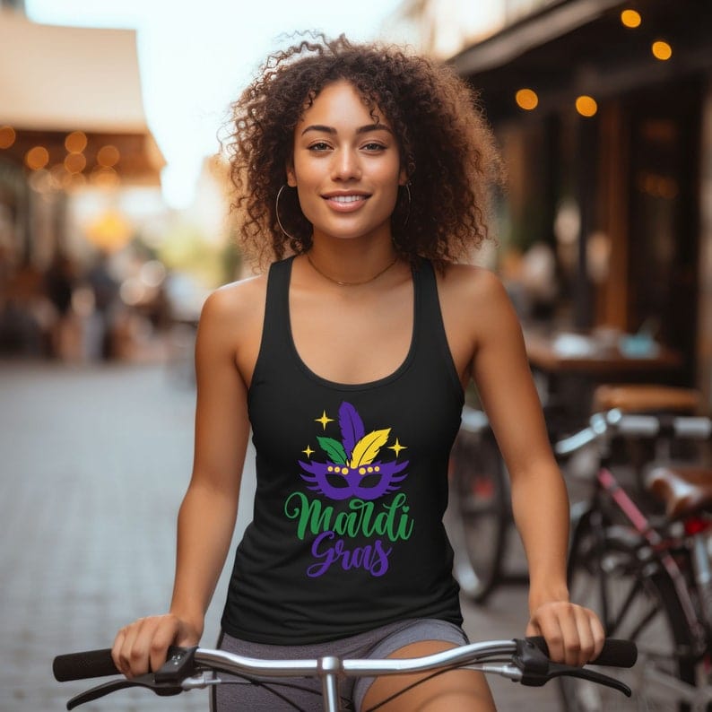 Etsy Mardi Gras Tank