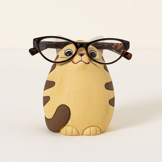 Ceramic Cat Eyeglass Holder uncommon goods