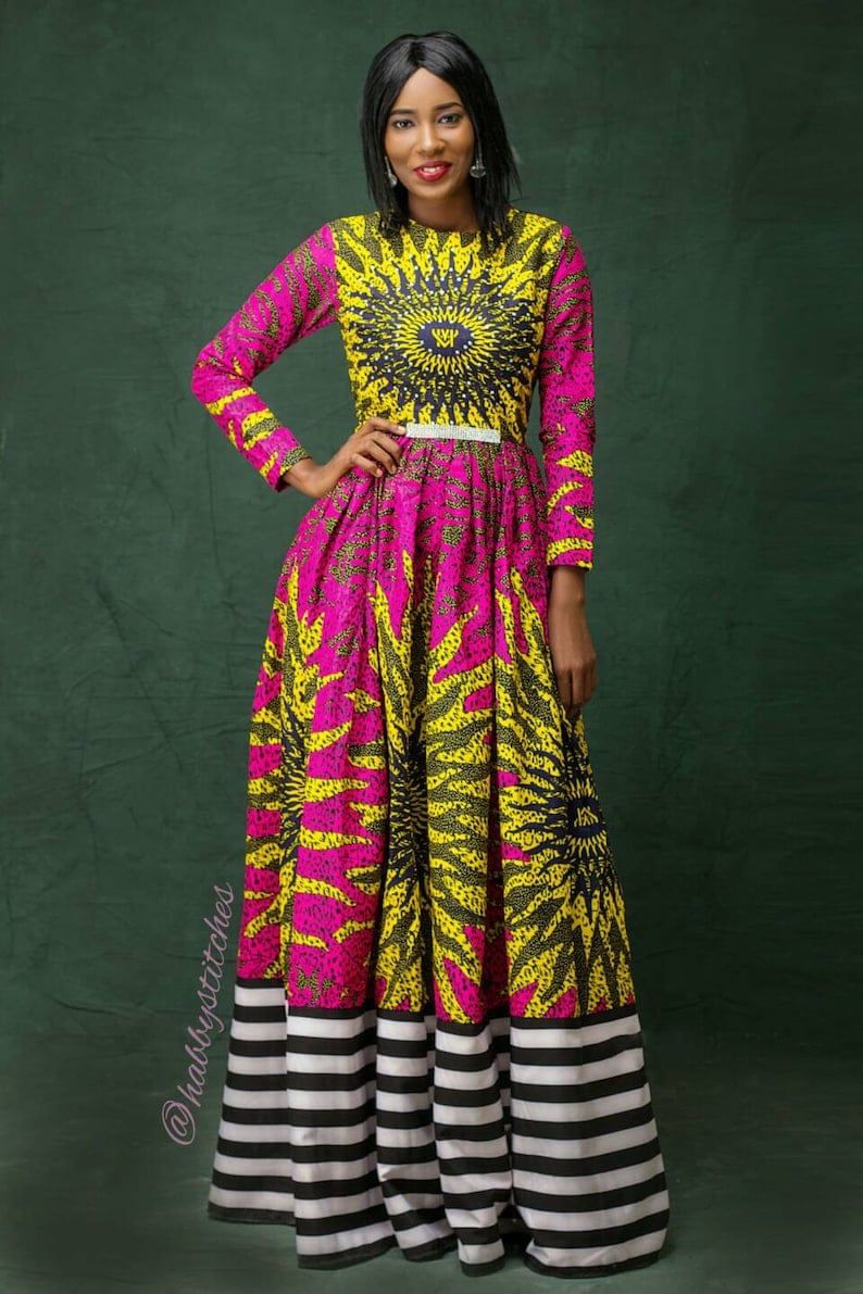 Onye Women Ankara Dress Habby Rose