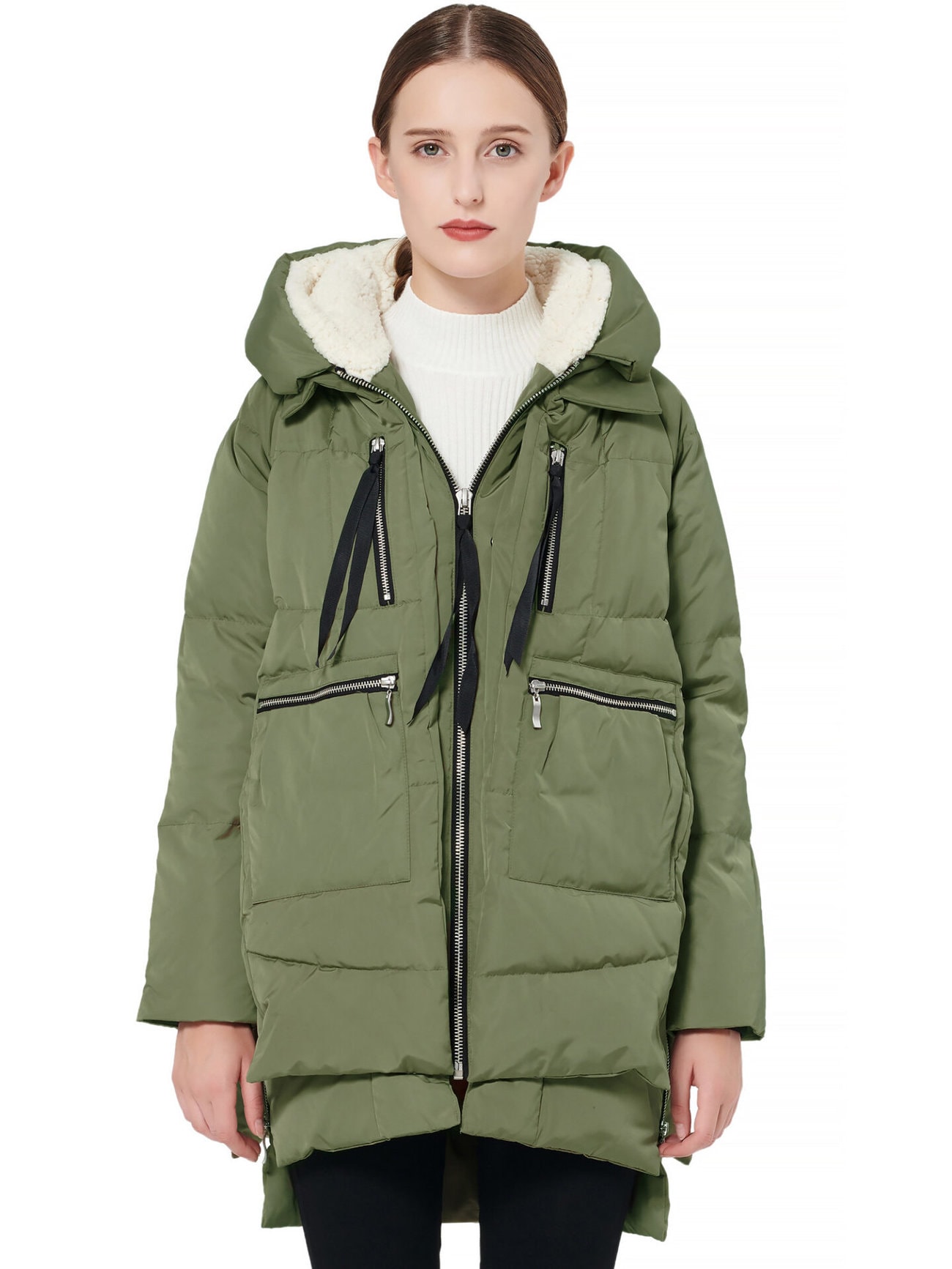 Orolay Womens Winter Coat Warm Thickened Puffer Down Jacket
