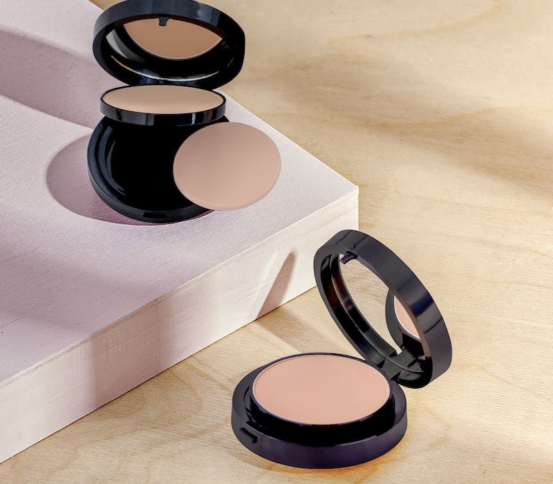 a powder foundation