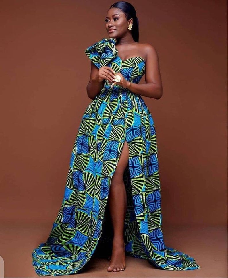 African Dress With Slit