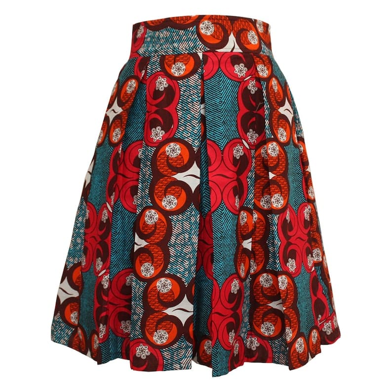 Ankara Pleated skirt