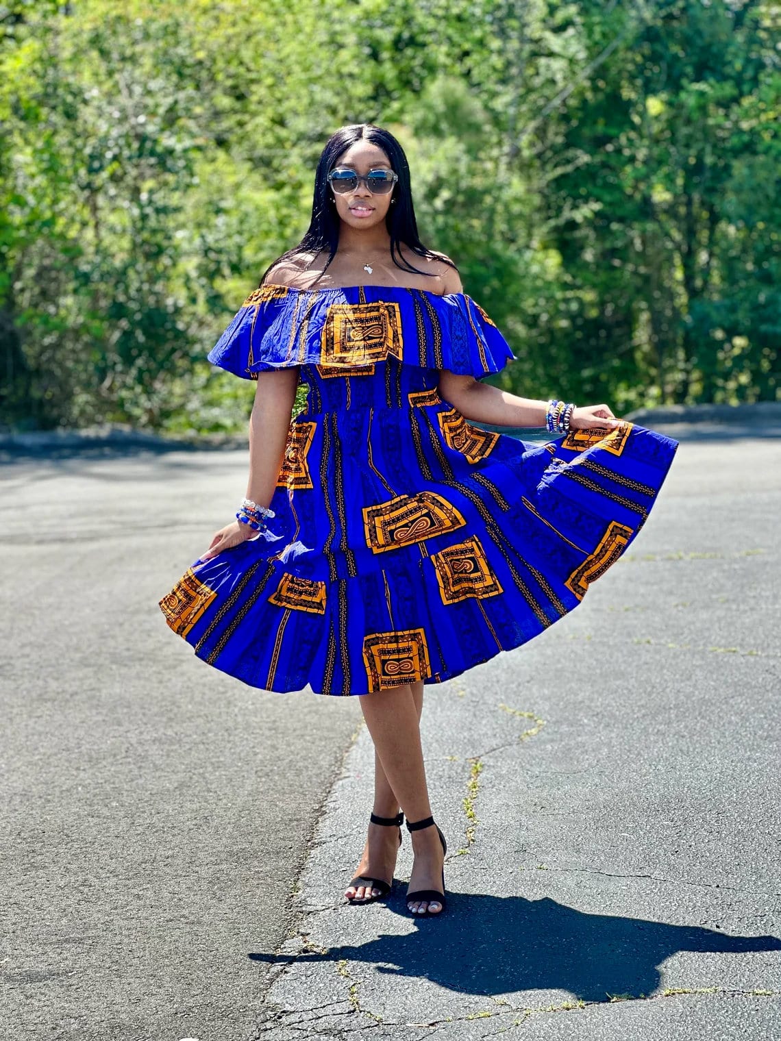 African Short Summer Dress