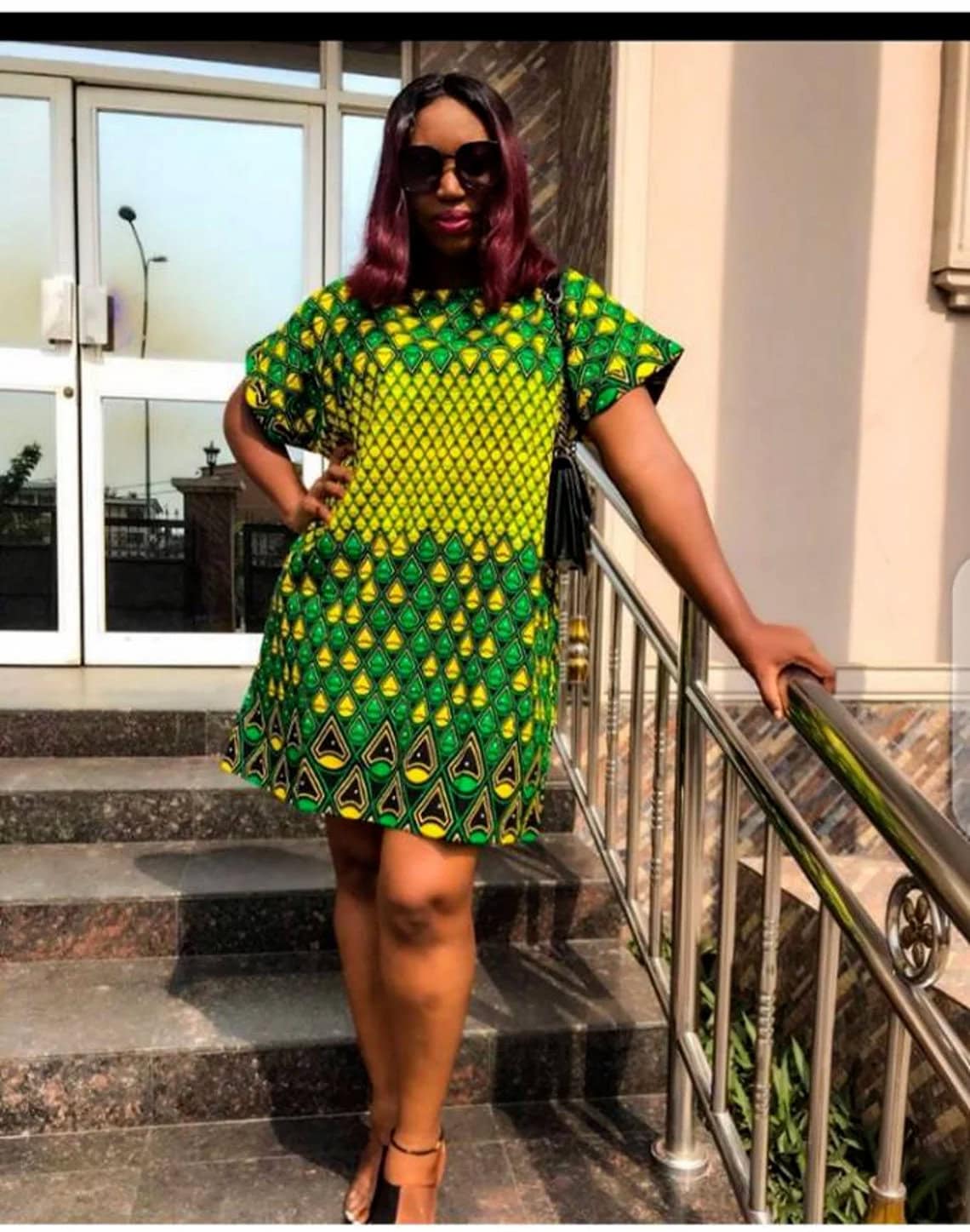 Ankara Short Dress