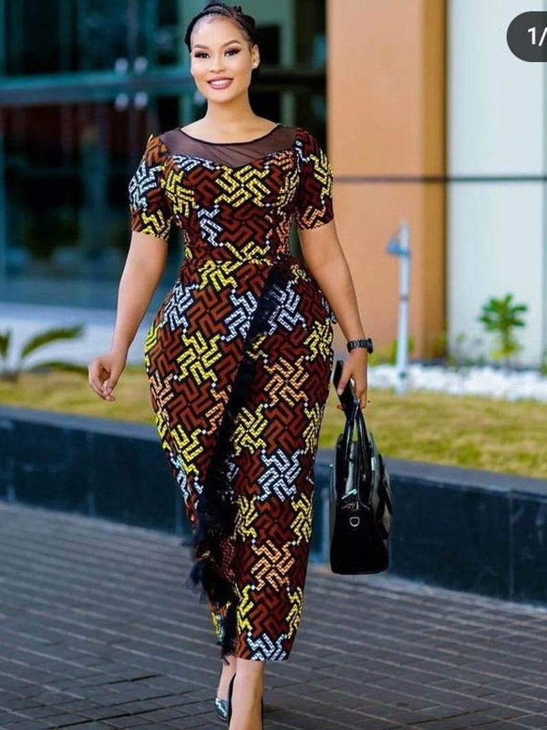 Ankara sit out dress