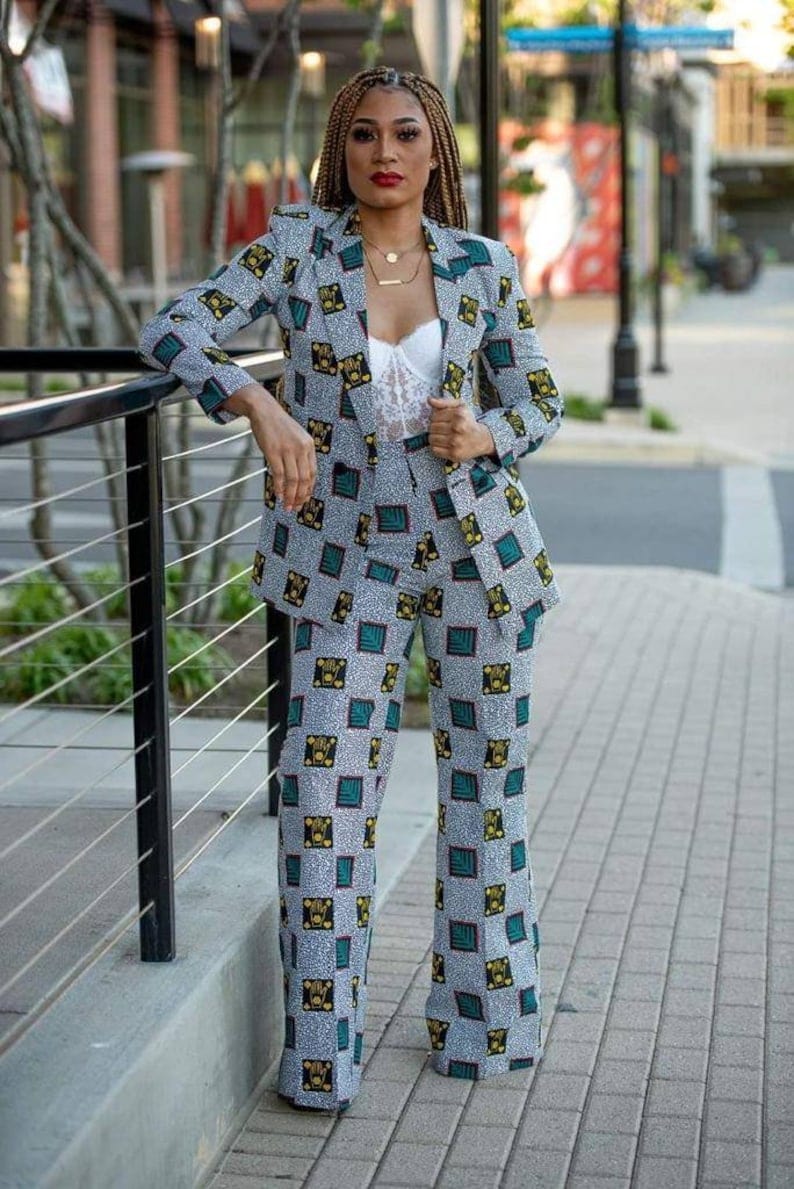 Ankara tailored suit