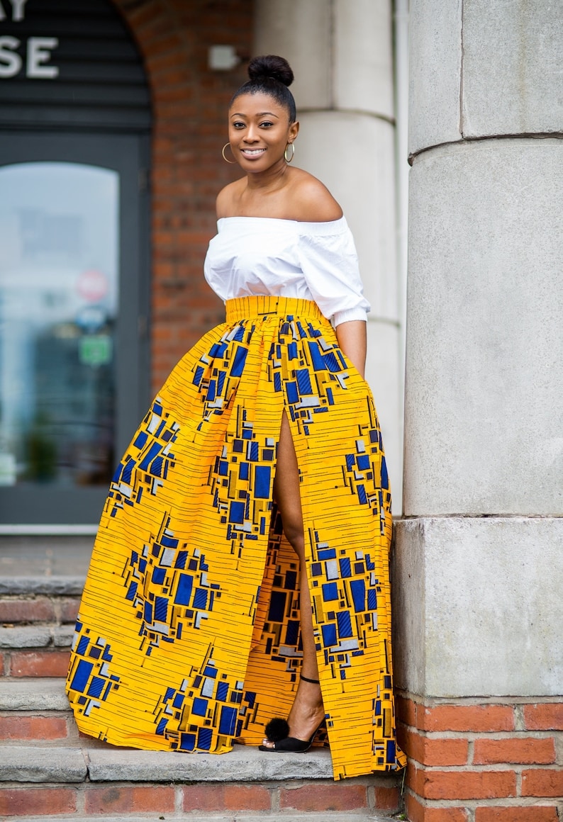 Camila Ankara Gathered Maxi skirt