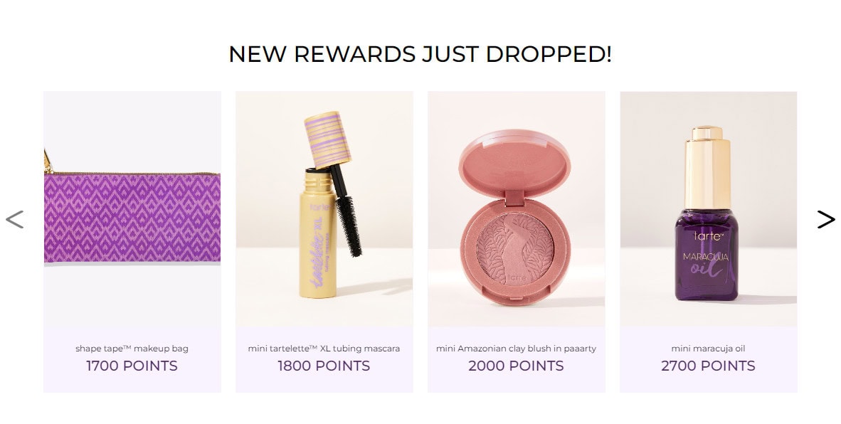 Tarte Perks Rewards