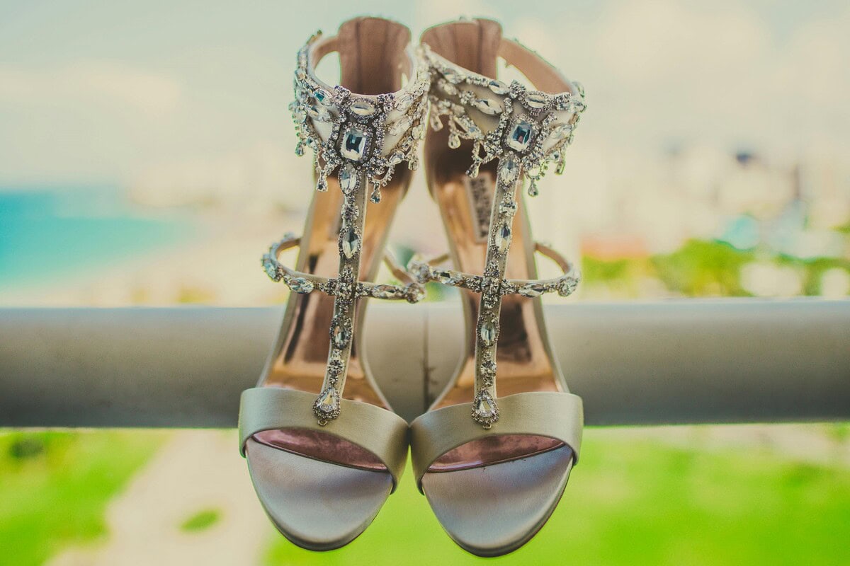 t strap heels